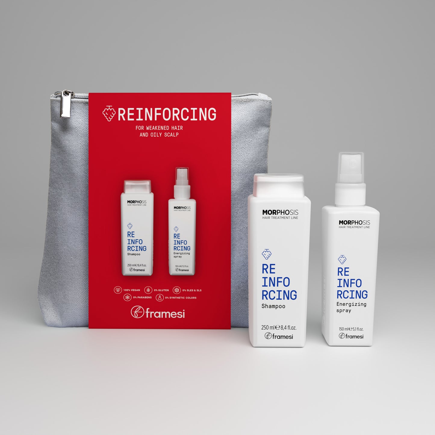 Kit Morphosis Reinforcing Shampoo+Reinforcing Spray Christmas