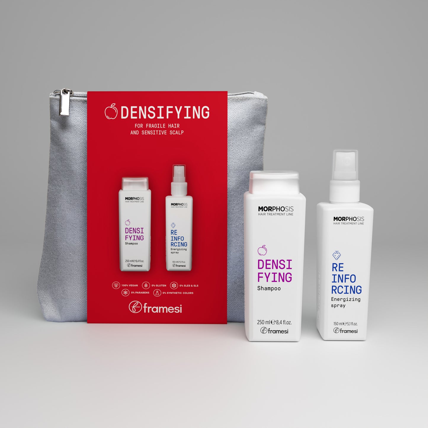 Kit Morphosis Densifying Shampoo+Reinforcing Spray Christmas
